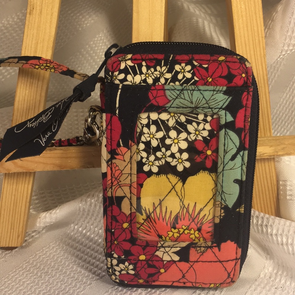 Vera Bradley wristlet wallet gently preloved roomy